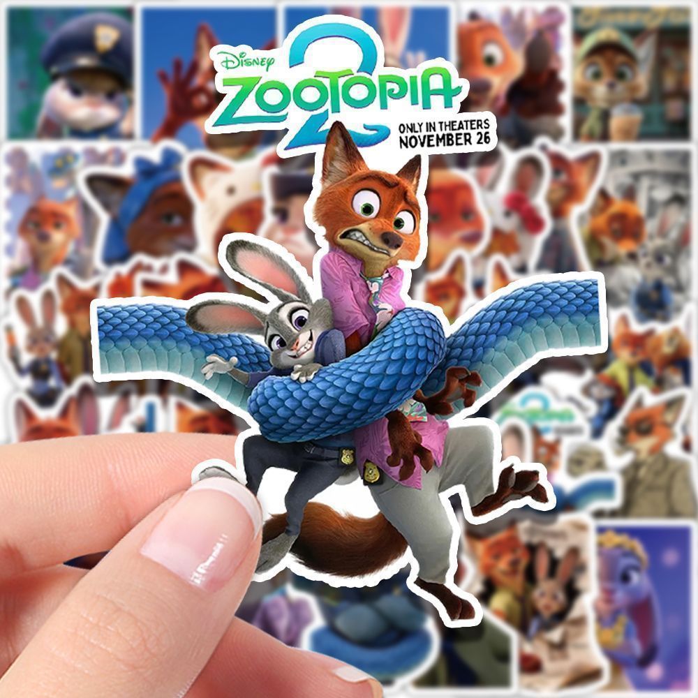 Tablet Cute Accessories - • 100 Stück niedliche Disney-Zootopia-2-Aufkleber zur