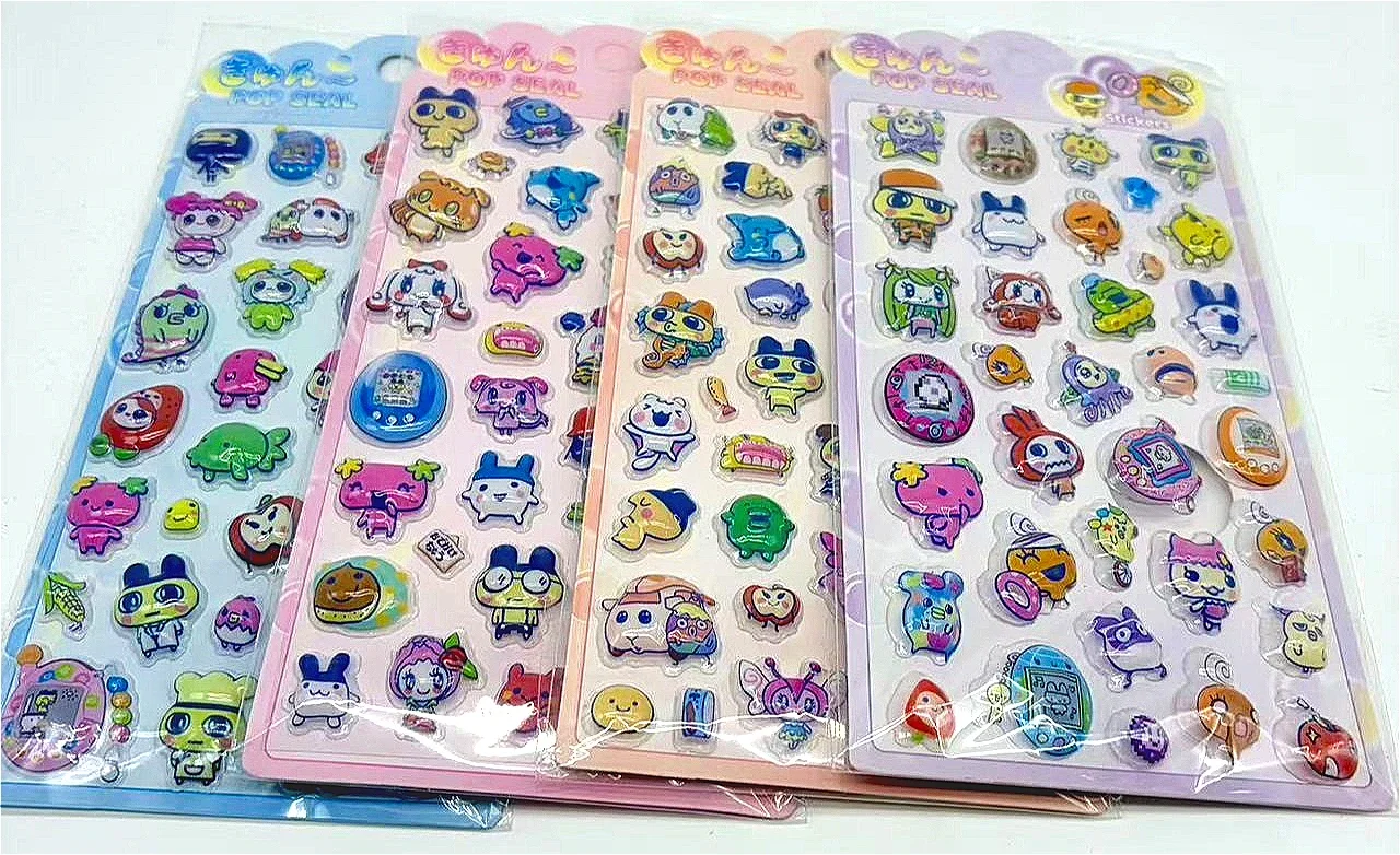 Tablet Cute Accessories - Neue 3D-Relief-Hohl-Aufkleber - Niedliche Cartoon-Anime-Aufkleber Wasserfest