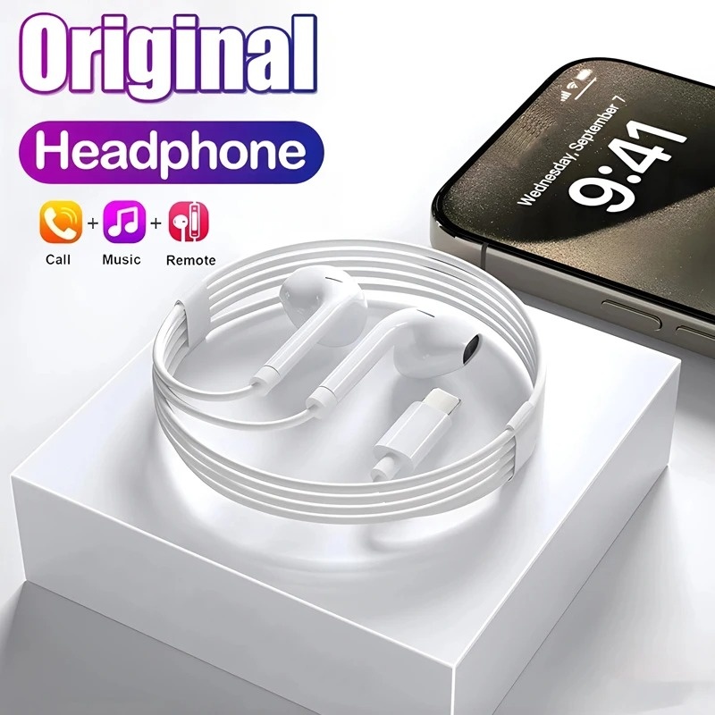 Wired Earphone Lightning - Original-Kopfhörer für Apple iPhone 15 14