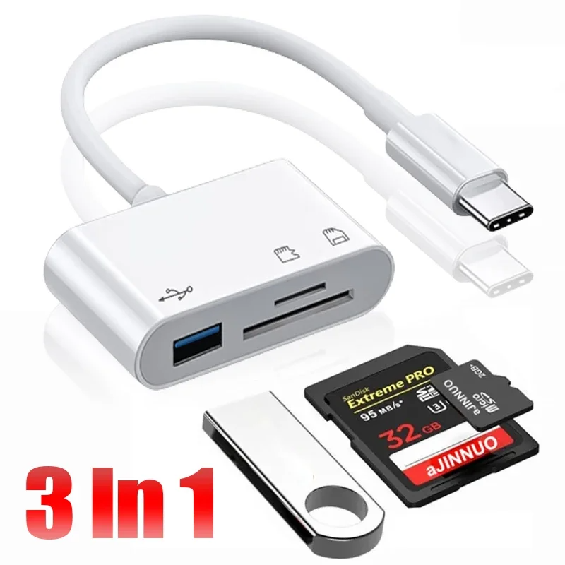 3-in-1-Adapter mit Typ-C-auf-U – Usb Hub Type C Bewertung und Preis